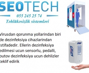 ✓ Dezinfeksiya cihazlari: sensorlu, pedalli, dehliz ✓055 245 25 74✓